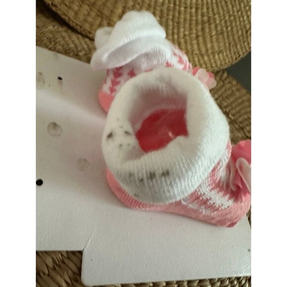 Jessica Simpson booties, Pink Elephant Infant toy & shoes - Picture 6 of 12